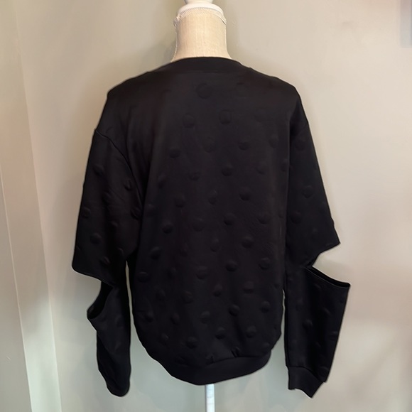 JOY LAB RAISED DOT SWEATSHIRT - Picture 5 of 7